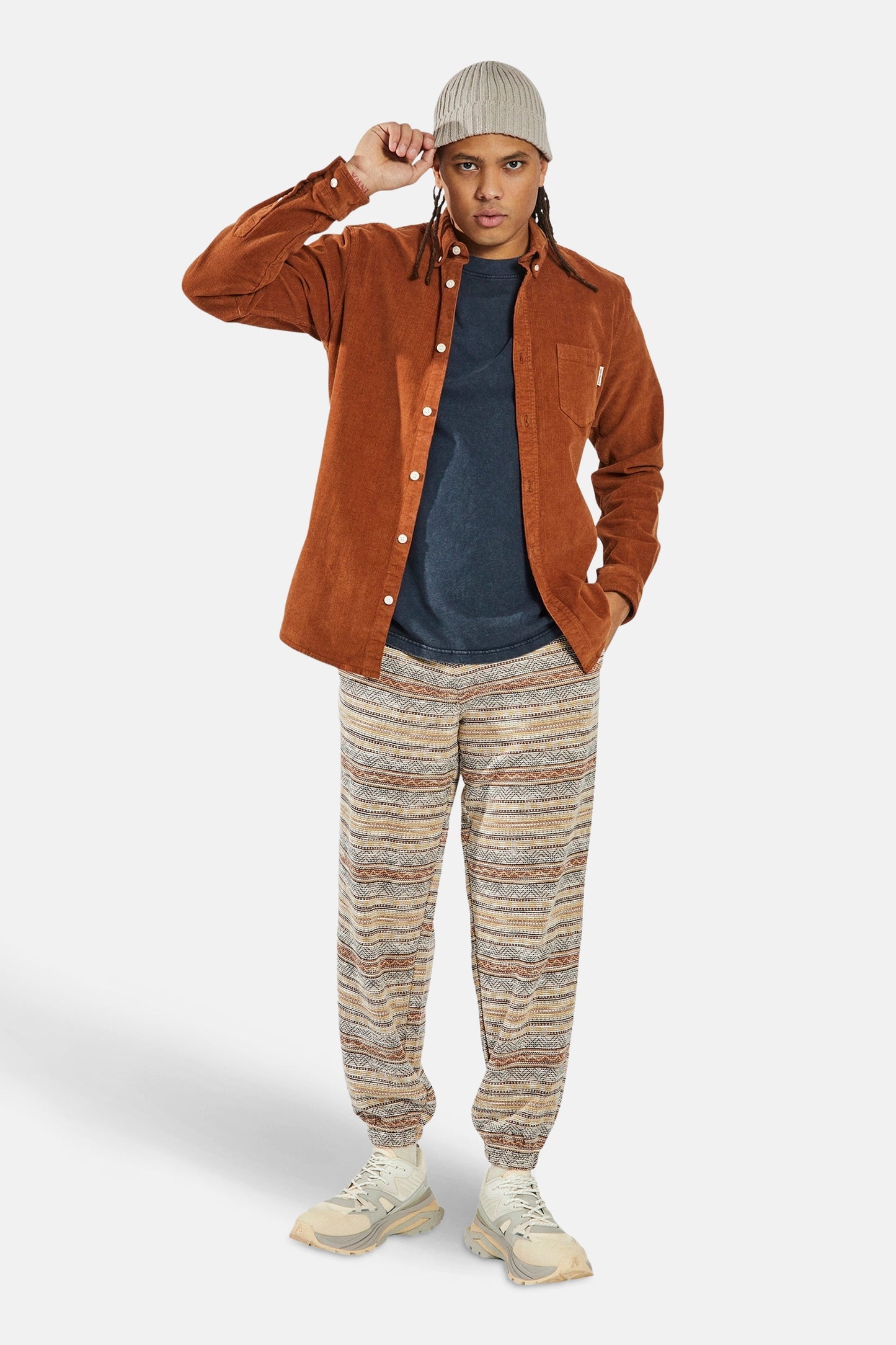 Lange Ärmel Hemd in Orange - REDEFINED REBEL
