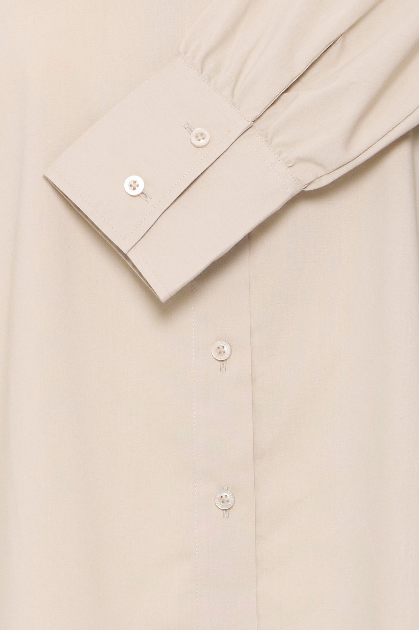 Lange Mouwen Hemd - Beige