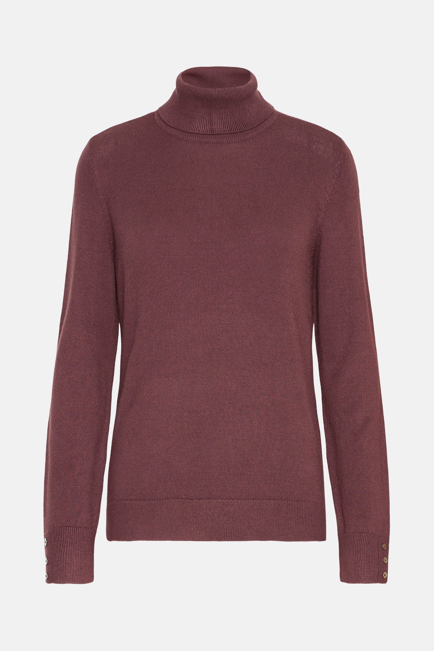 Trui met rolkraag - rood