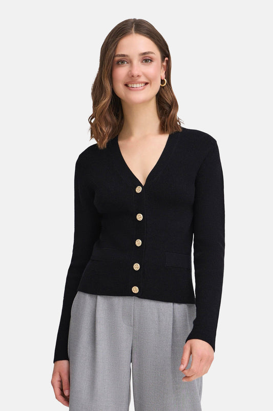 Zwarte Cardigan - Fransa®