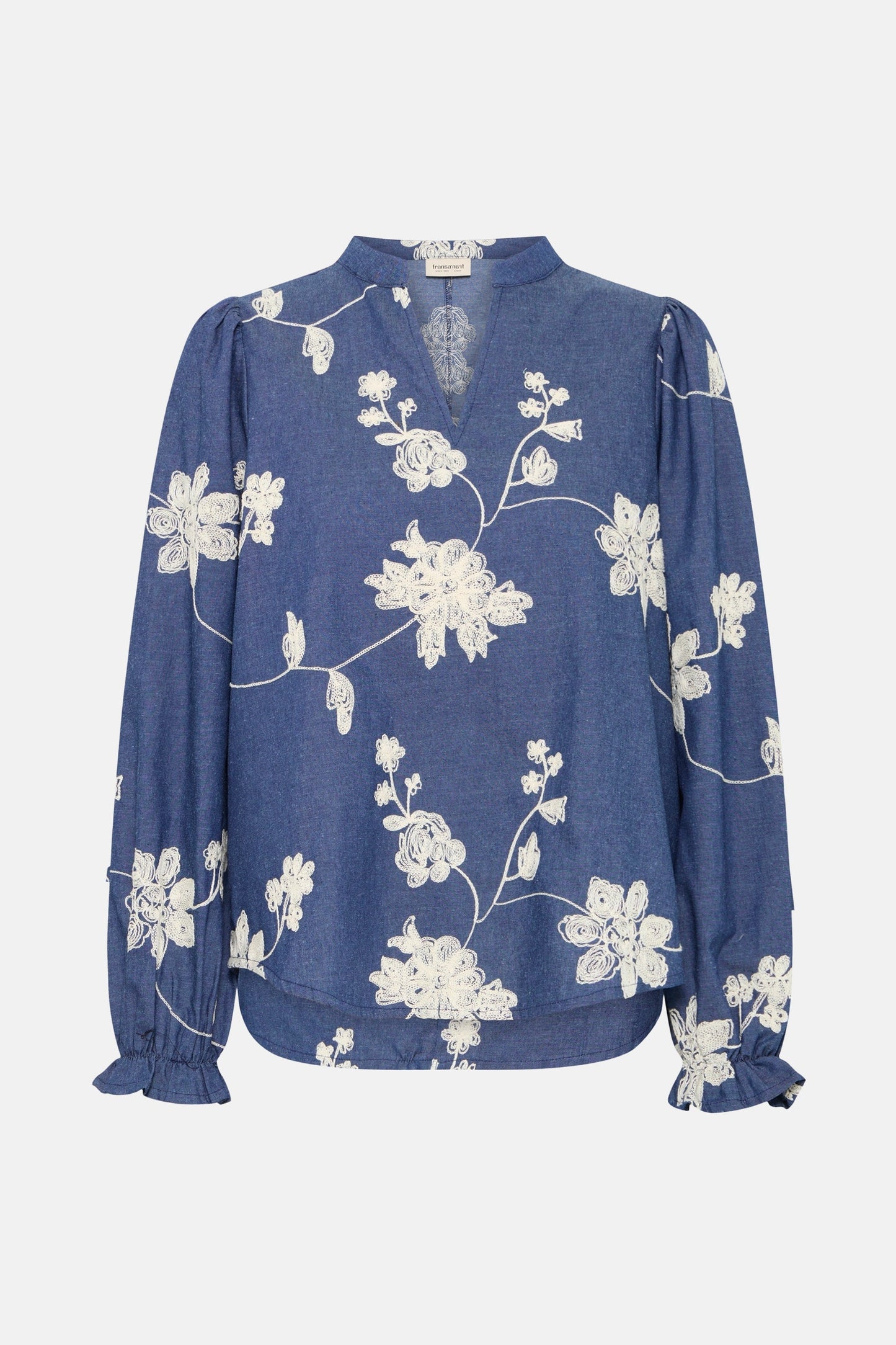 Lange Mouwen Blouse - Blauw