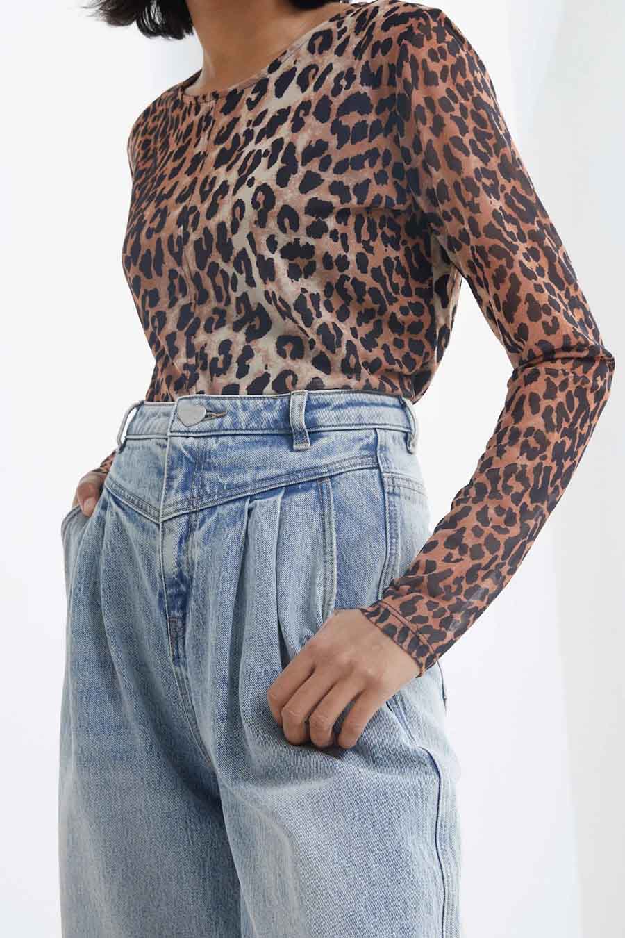 Lichtblauwe Denim Jeans