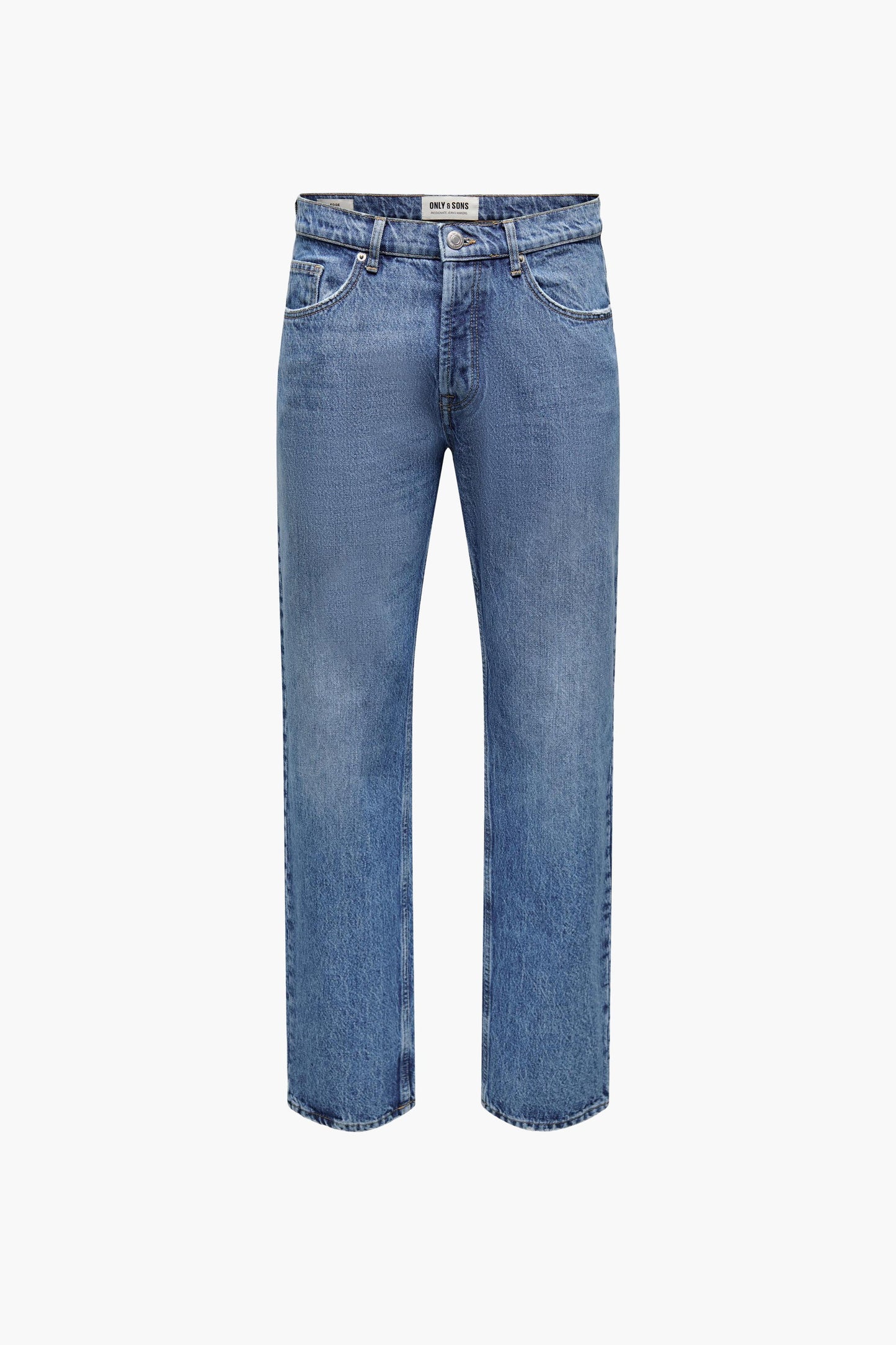 ONLY & SONS® Mid Blue Wide Leg Denim Jeans