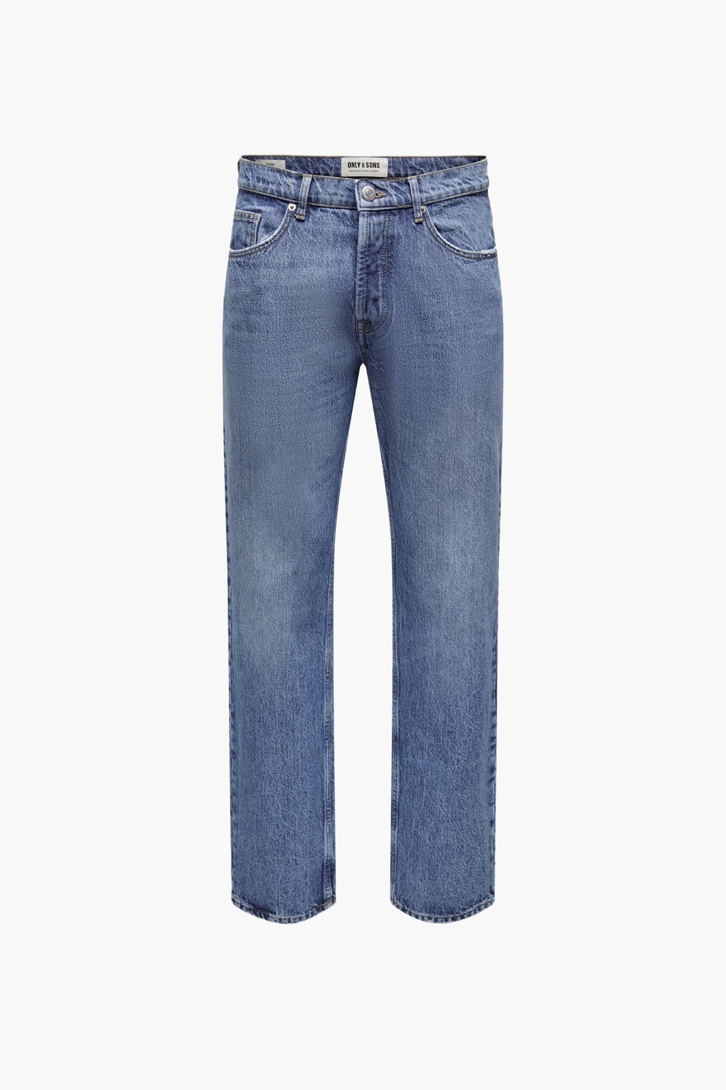 ONLY & SONS® Mid Blue Wide Leg Denim Jeans