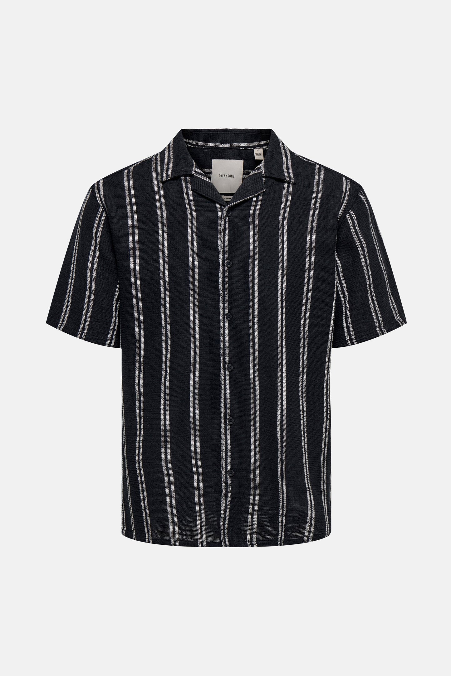Korte Mouwen Blauw Overhemd