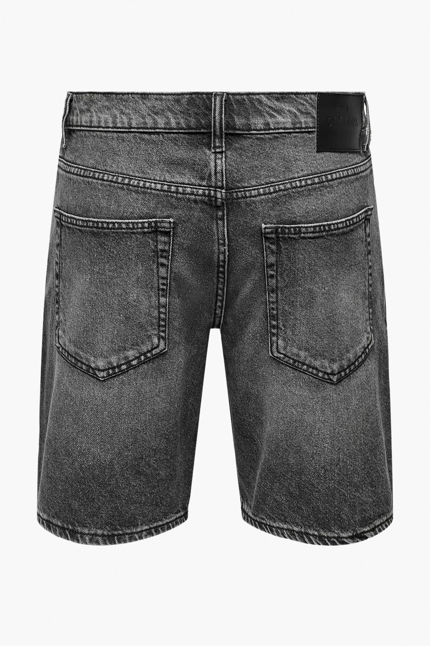 Zwarte Denim Korte Broek