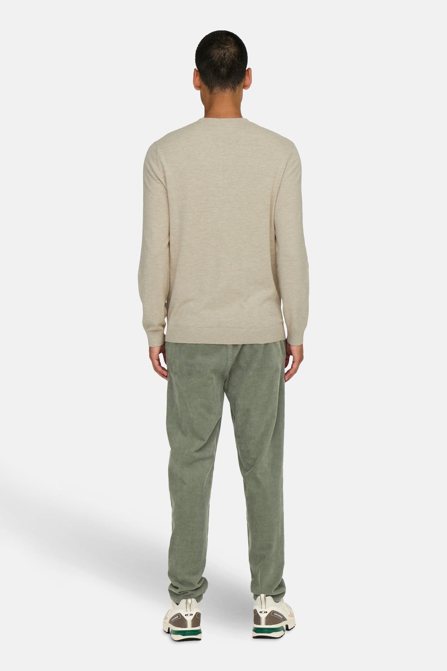 Ronde Hals Pullover - Ecru