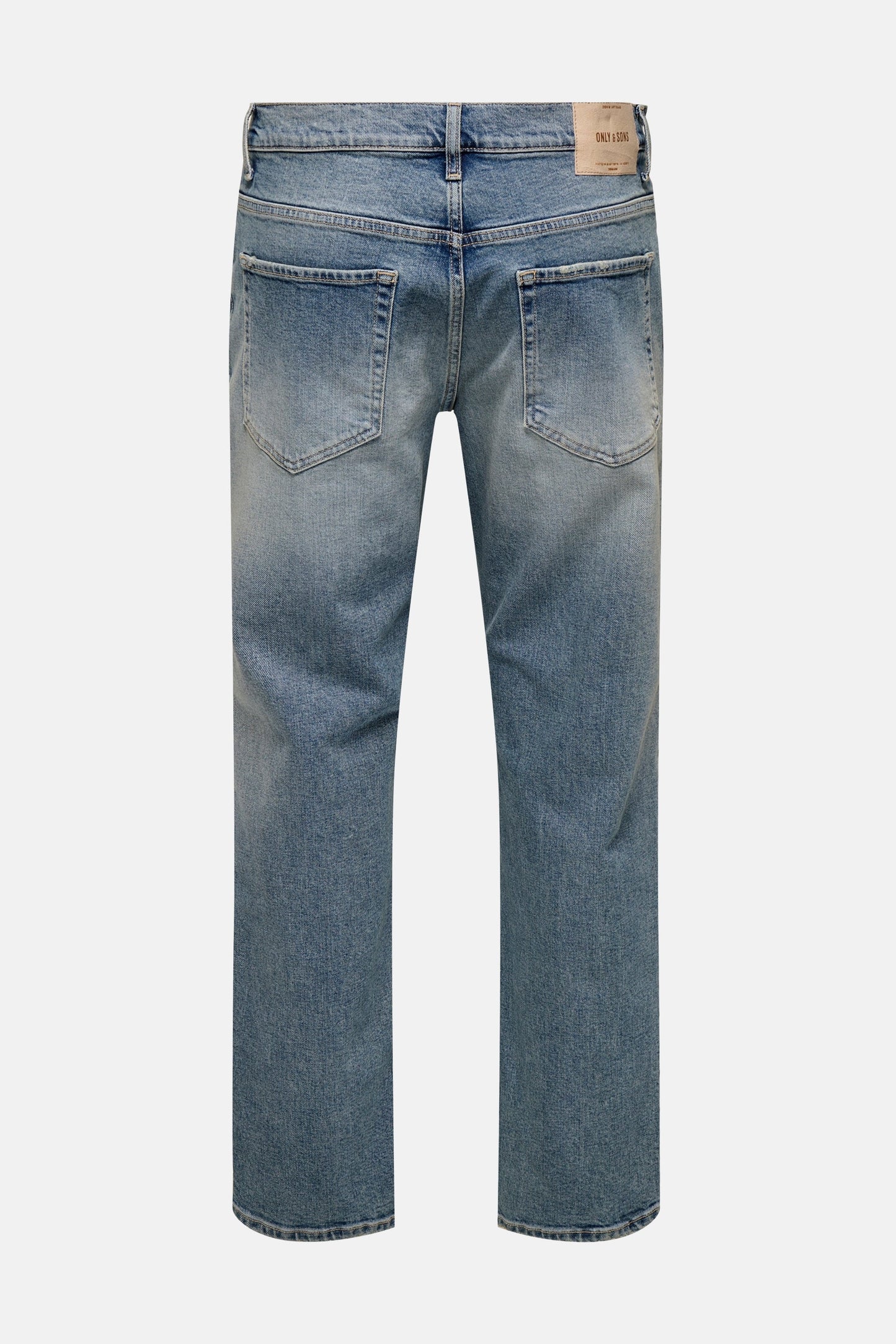 ONLY & SONS® Mid Blue Denim Rechstreeks Jeans