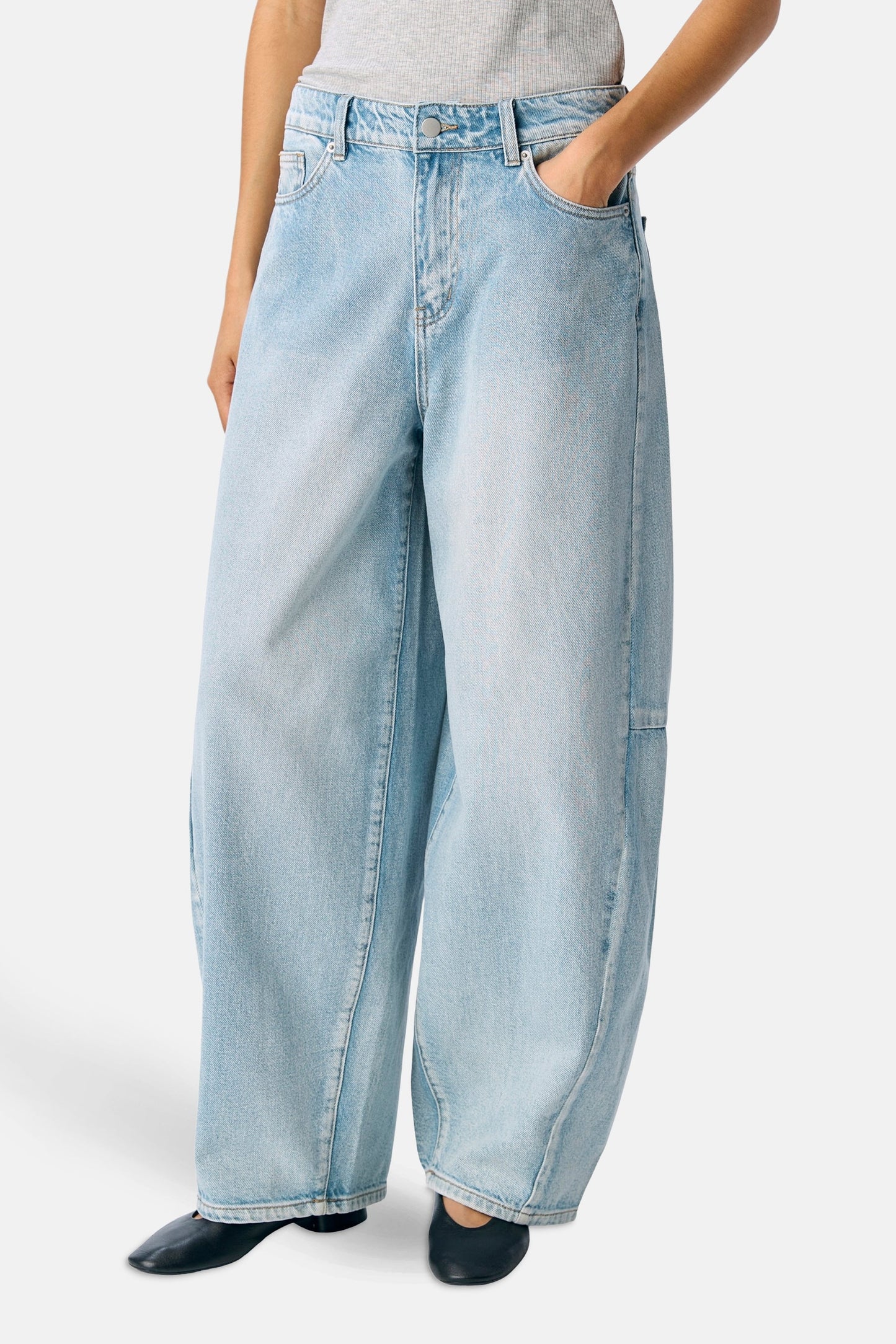 MOJI ELSA - Lichtblauwe Denim