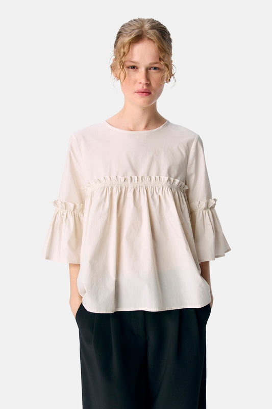Blouse 3/4 ecru - OBJECT