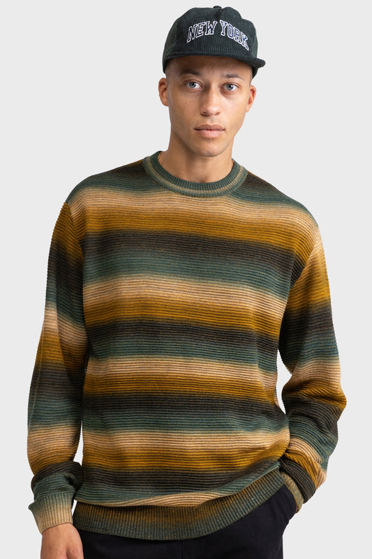 Bruine ronde hals pullover
