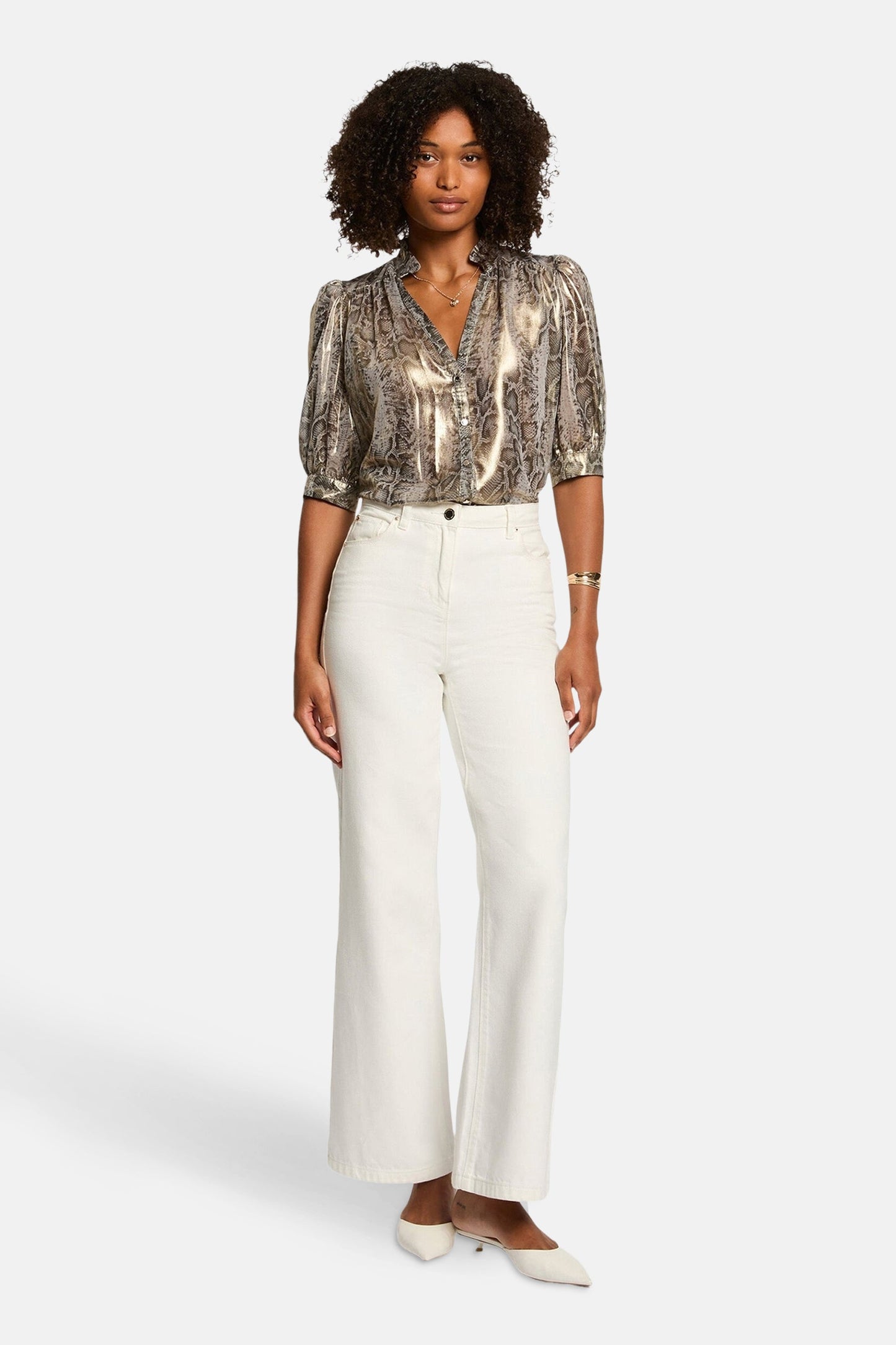 Korte Mouwen Shirt - Grijs