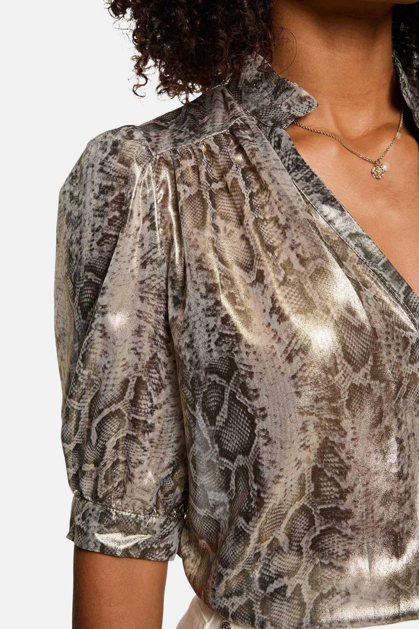 Korte Mouwen Shirt - Grijs
