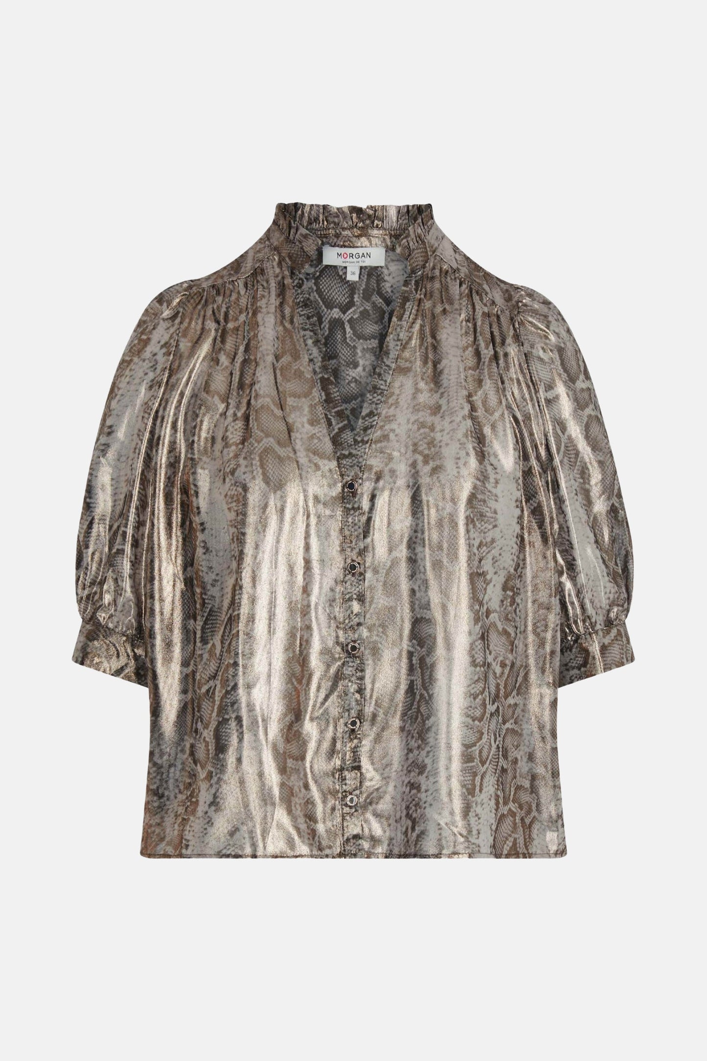 Korte Mouwen Shirt - Grijs