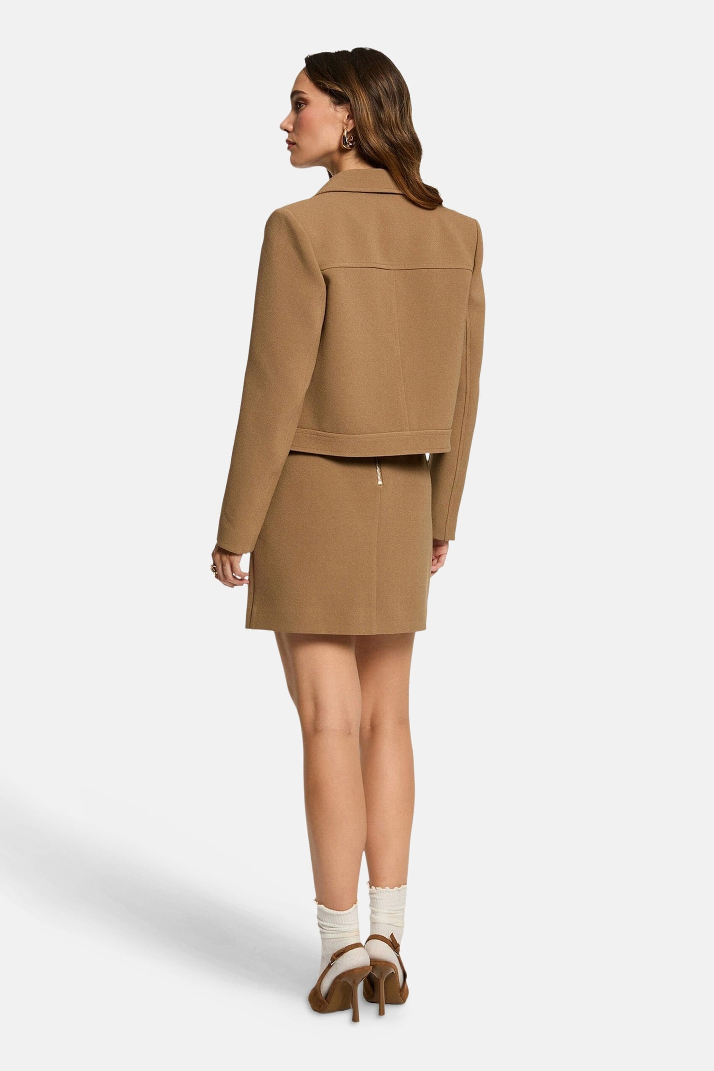 Korte jas beige - Morgan De Toi