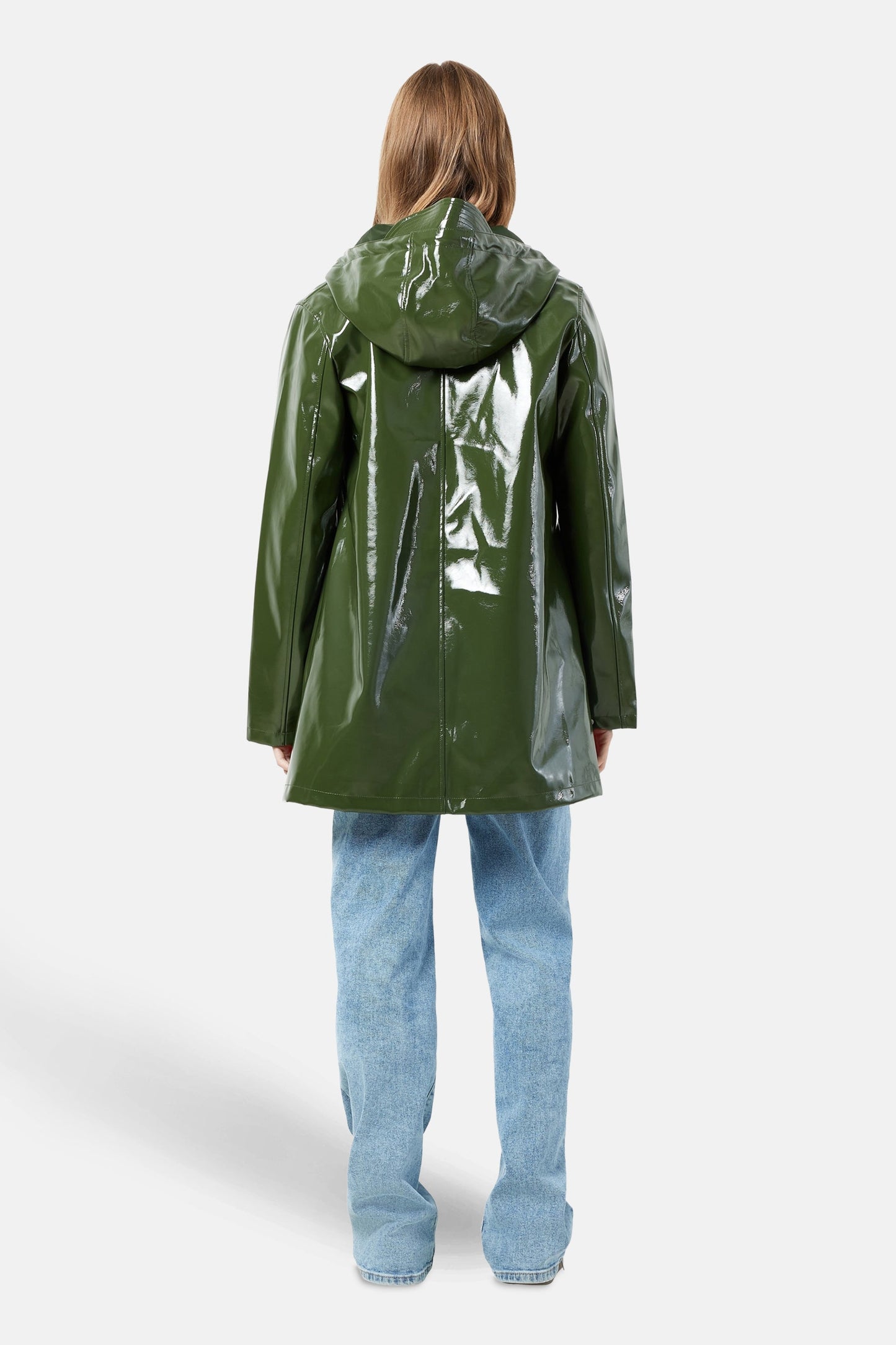 Regenjas groen - DROPLETS