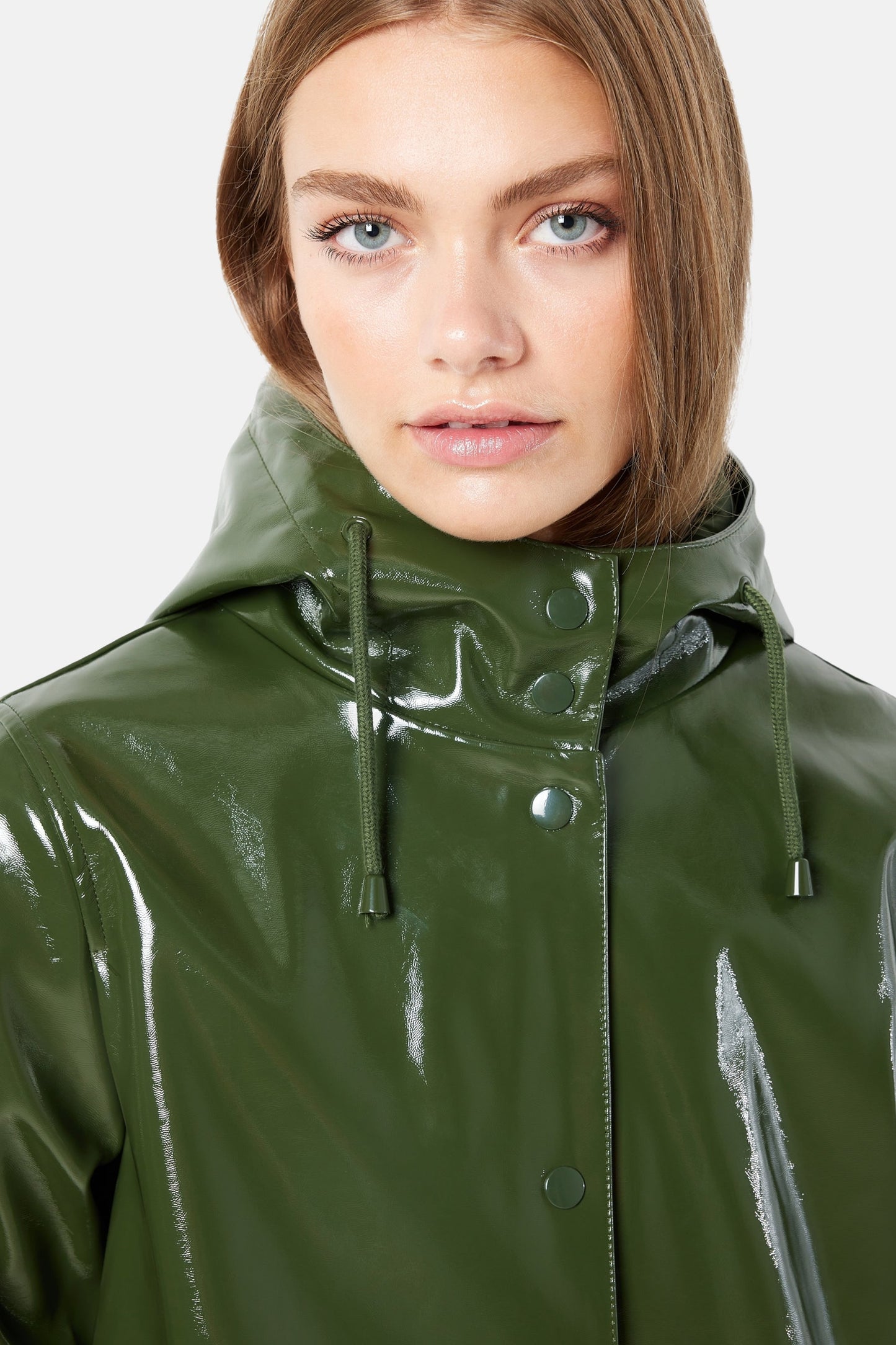 Regenjas groen - DROPLETS