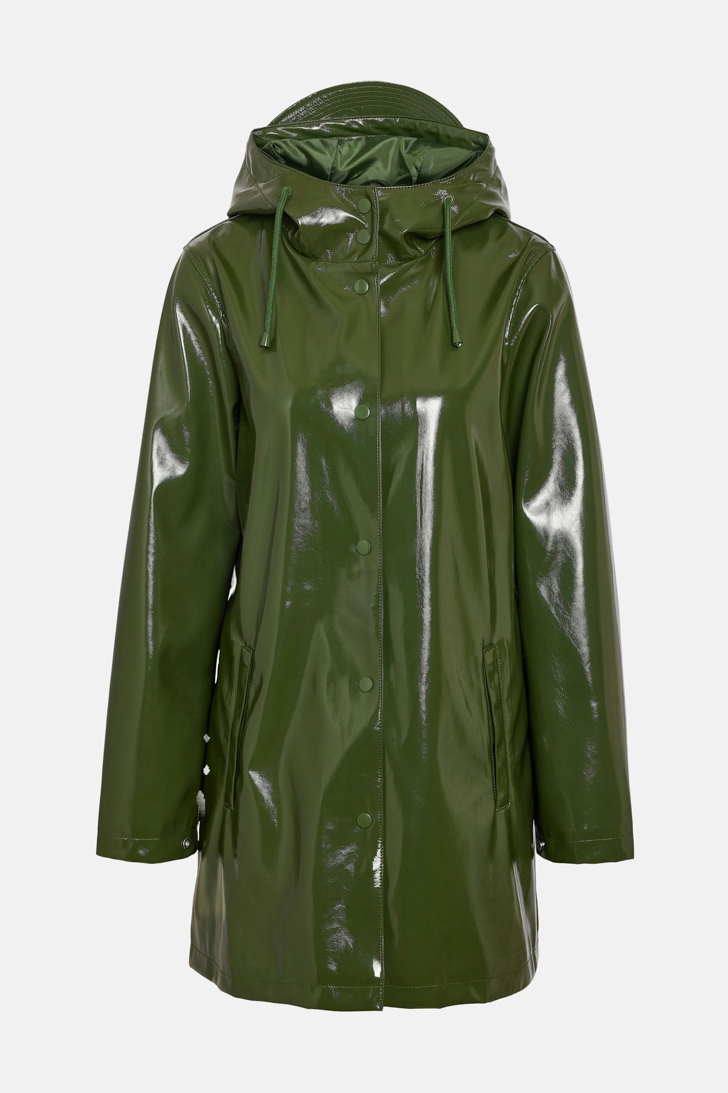 Regenjas groen - DROPLETS