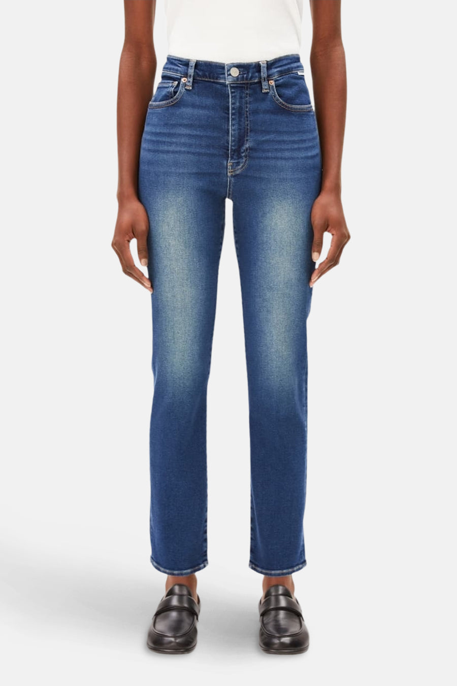 LEJAANI - Middenblauwe Jeans