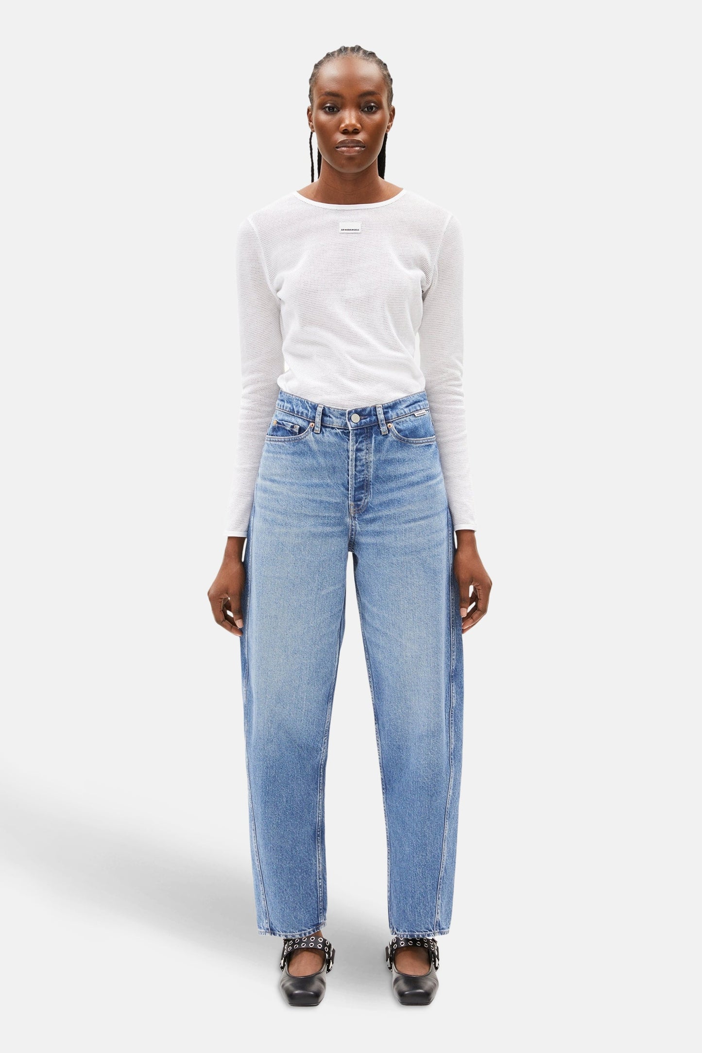 Jeans speciale pasvorm mid blue denim - ARMED ANGELS