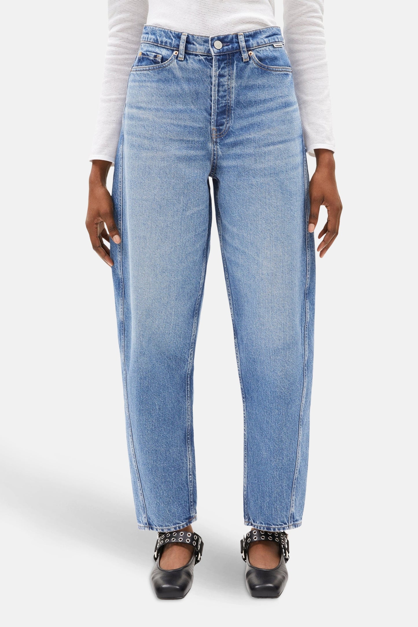 Jeans speciale pasvorm mid blue denim - ARMED ANGELS