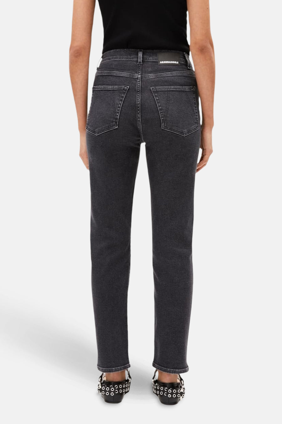 LEJAANI - Donkergrijze Jeans