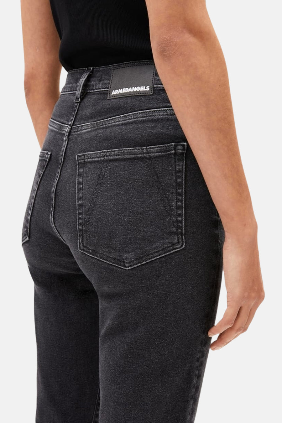 LEJAANI - Donkergrijze Jeans