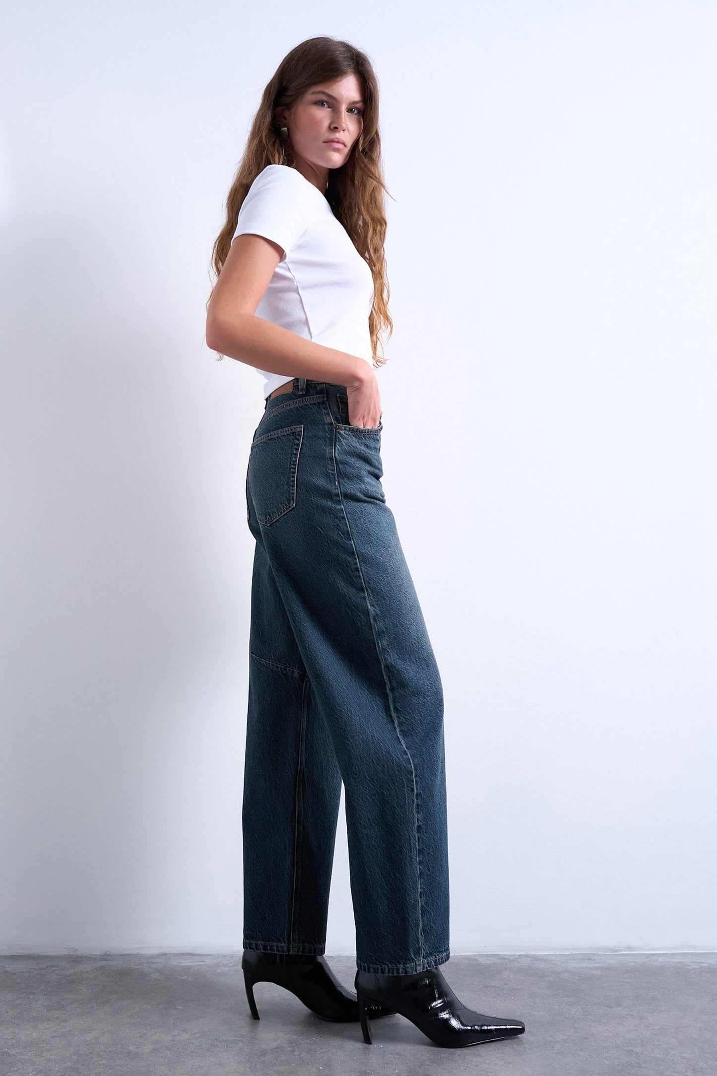 Jeans speciale pasvorm blauw zwart denim - TOPSHOP