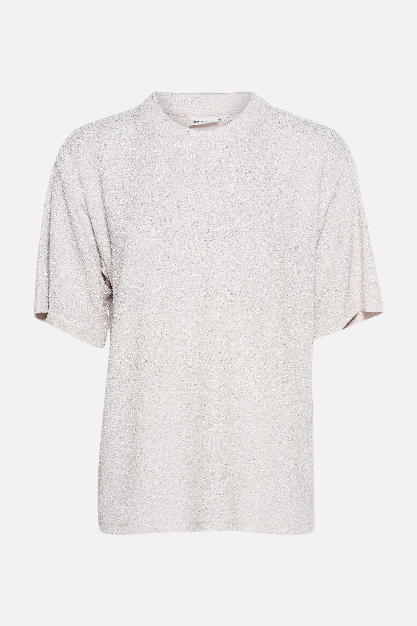 Korte Mouwen T-shirt - Zilver