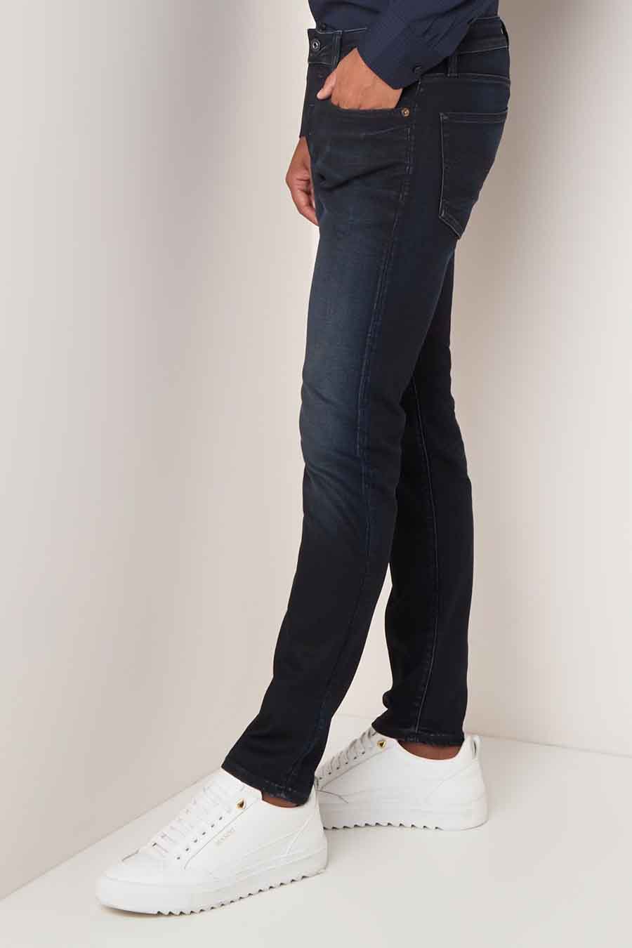 Donkerblauwe Slim Fit Jeans