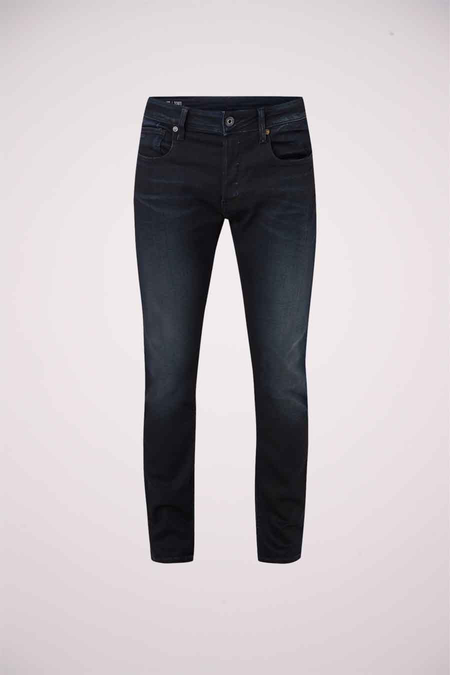 Donkerblauwe Slim Fit Jeans