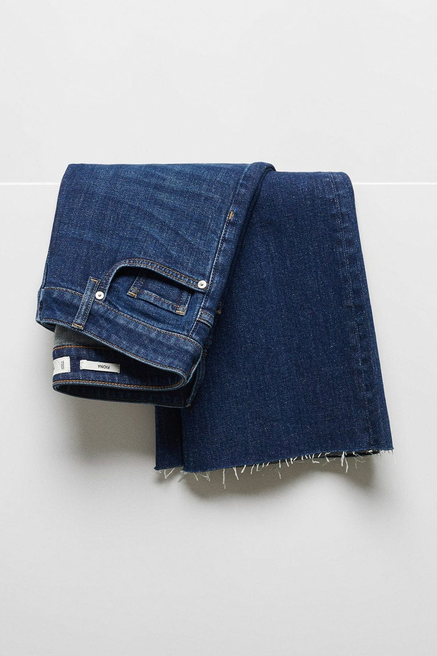 FIONA - Donkerblauwe Denim Jeans