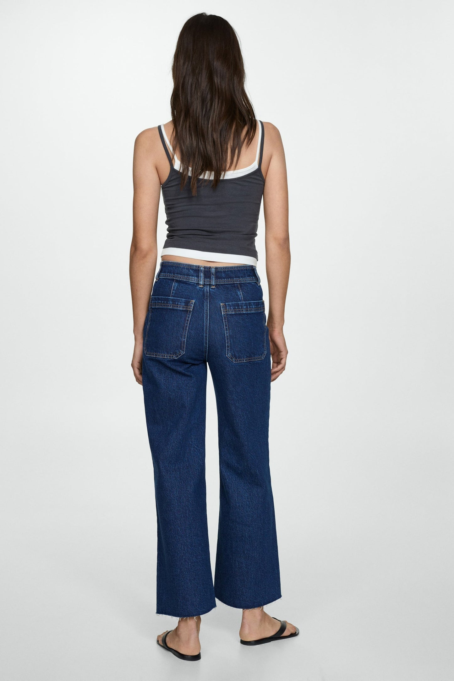 CATHERIN - donkerblauwe denim