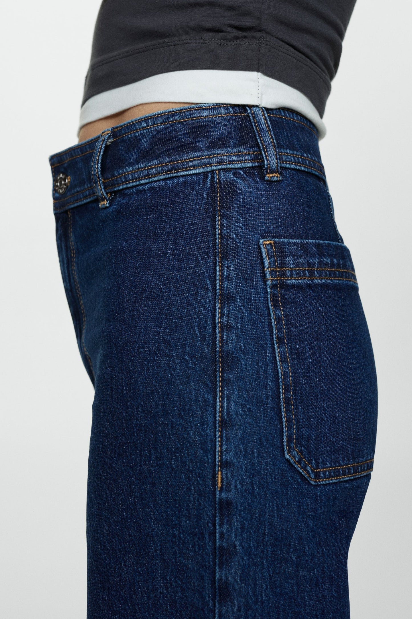 CATHERIN - donkerblauwe denim
