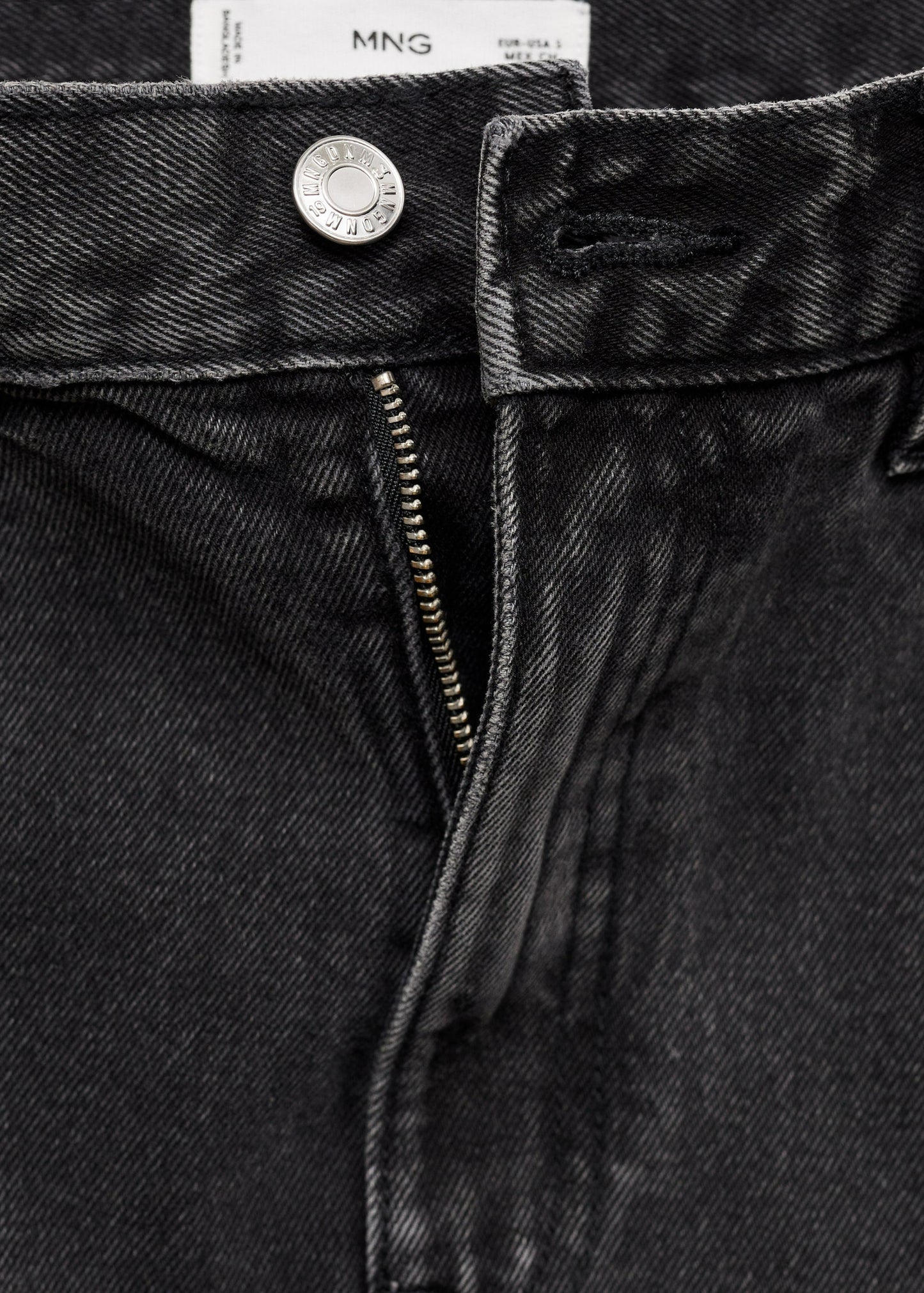 Zwarte Denim Korte Rok