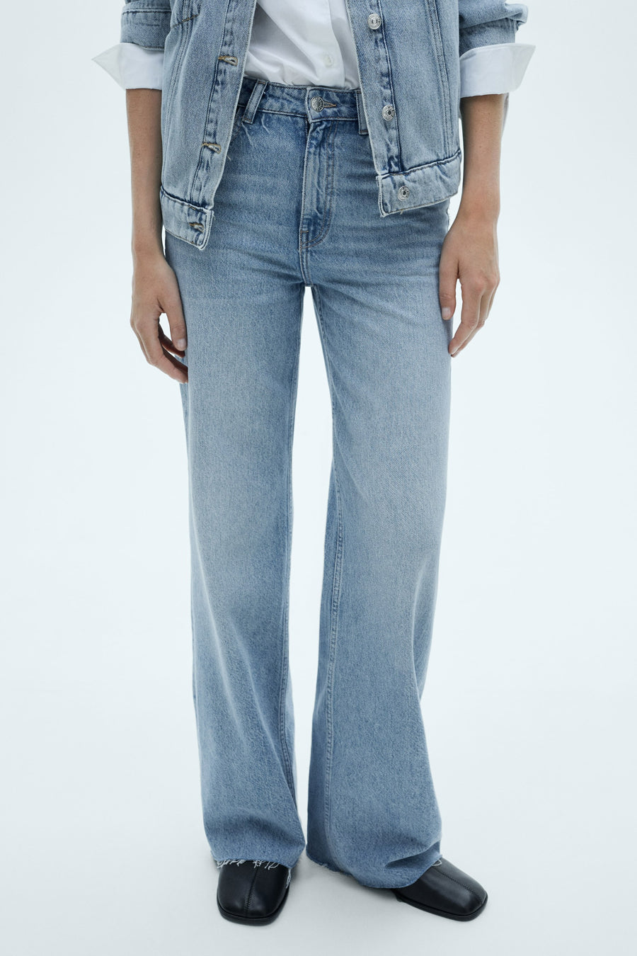 DANILA - mid blauwe denim