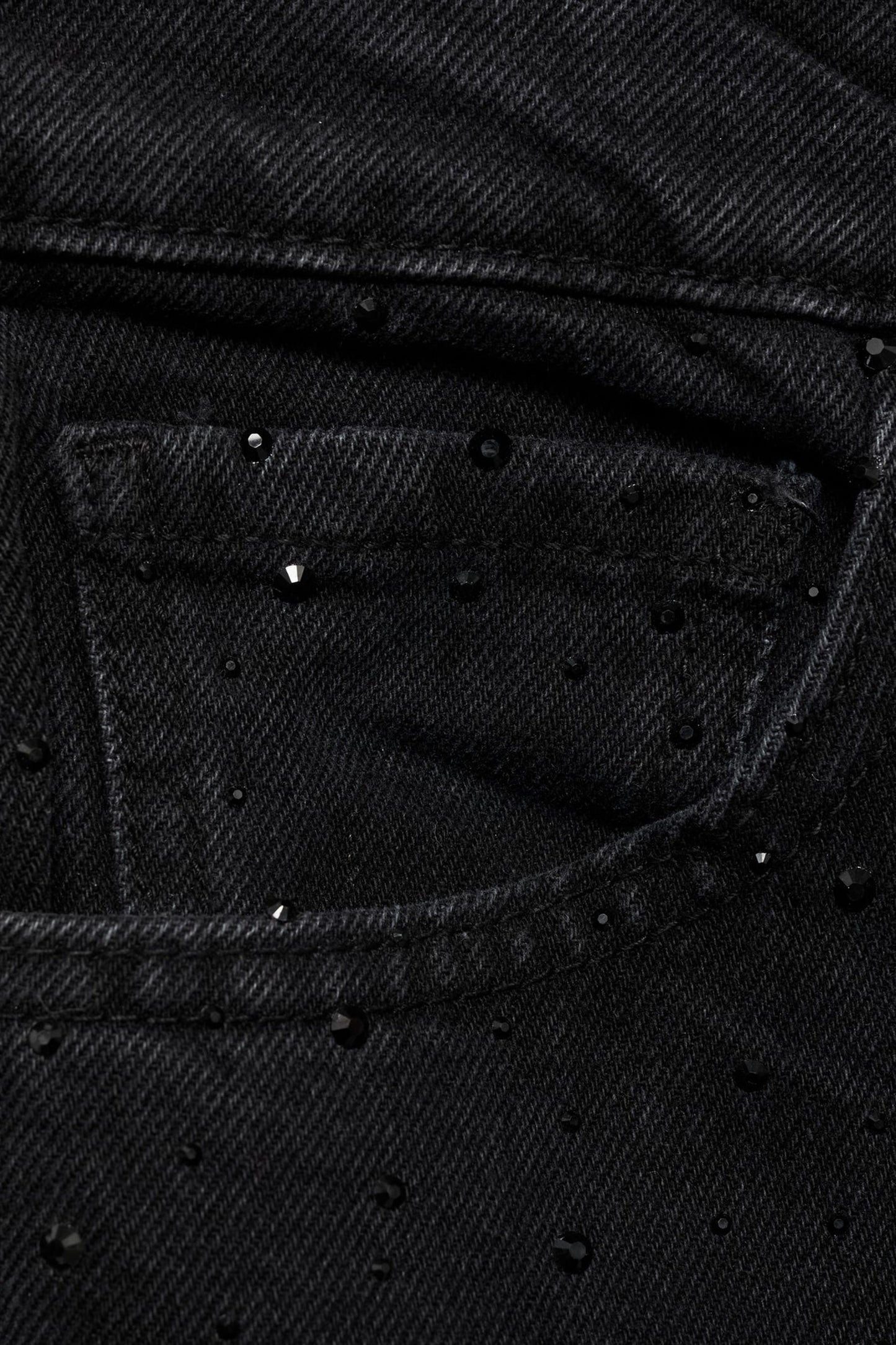 DIONI - Donkergrijze Jeans