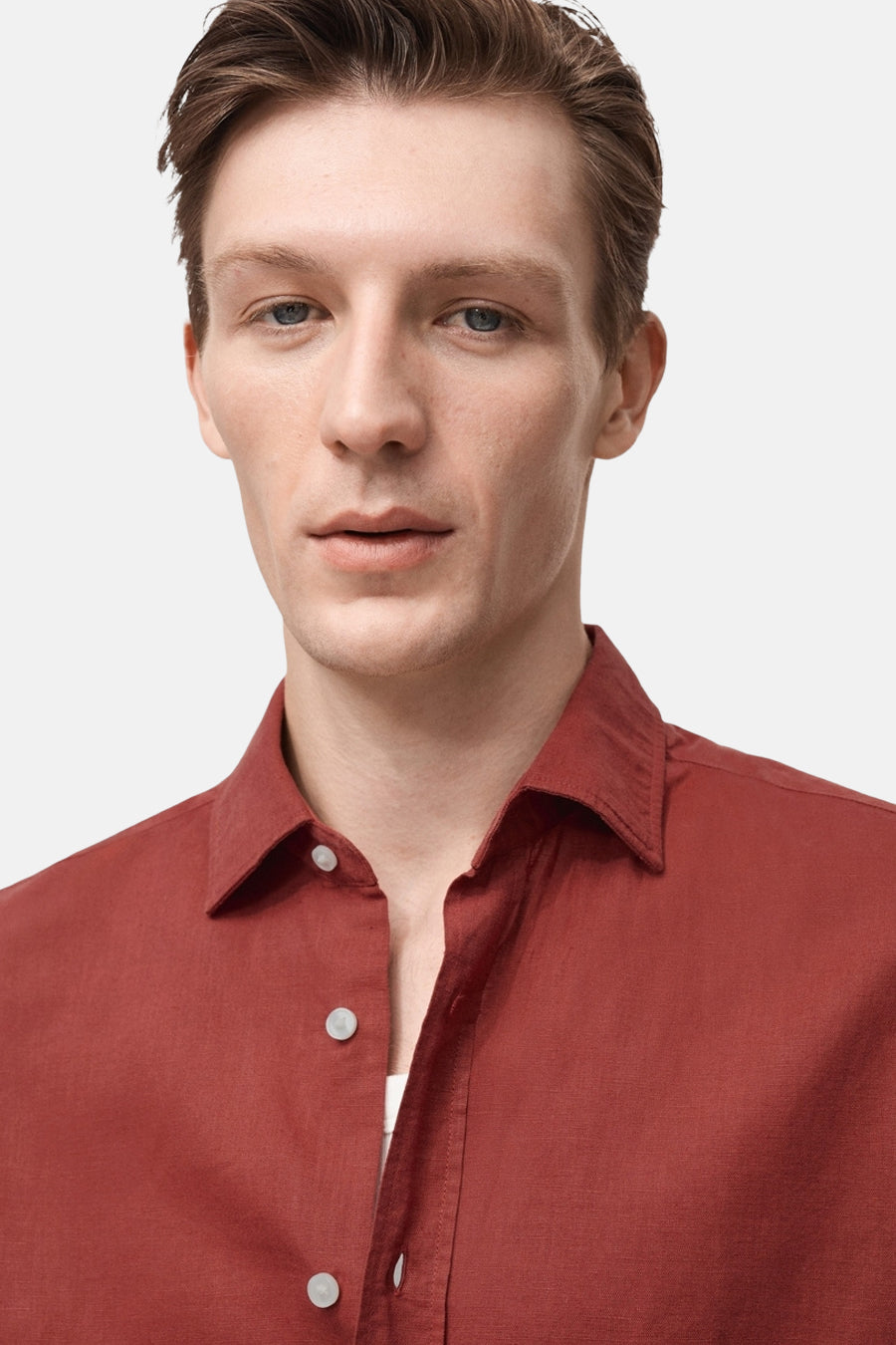 Lange Mouwen Hemd - Rood
