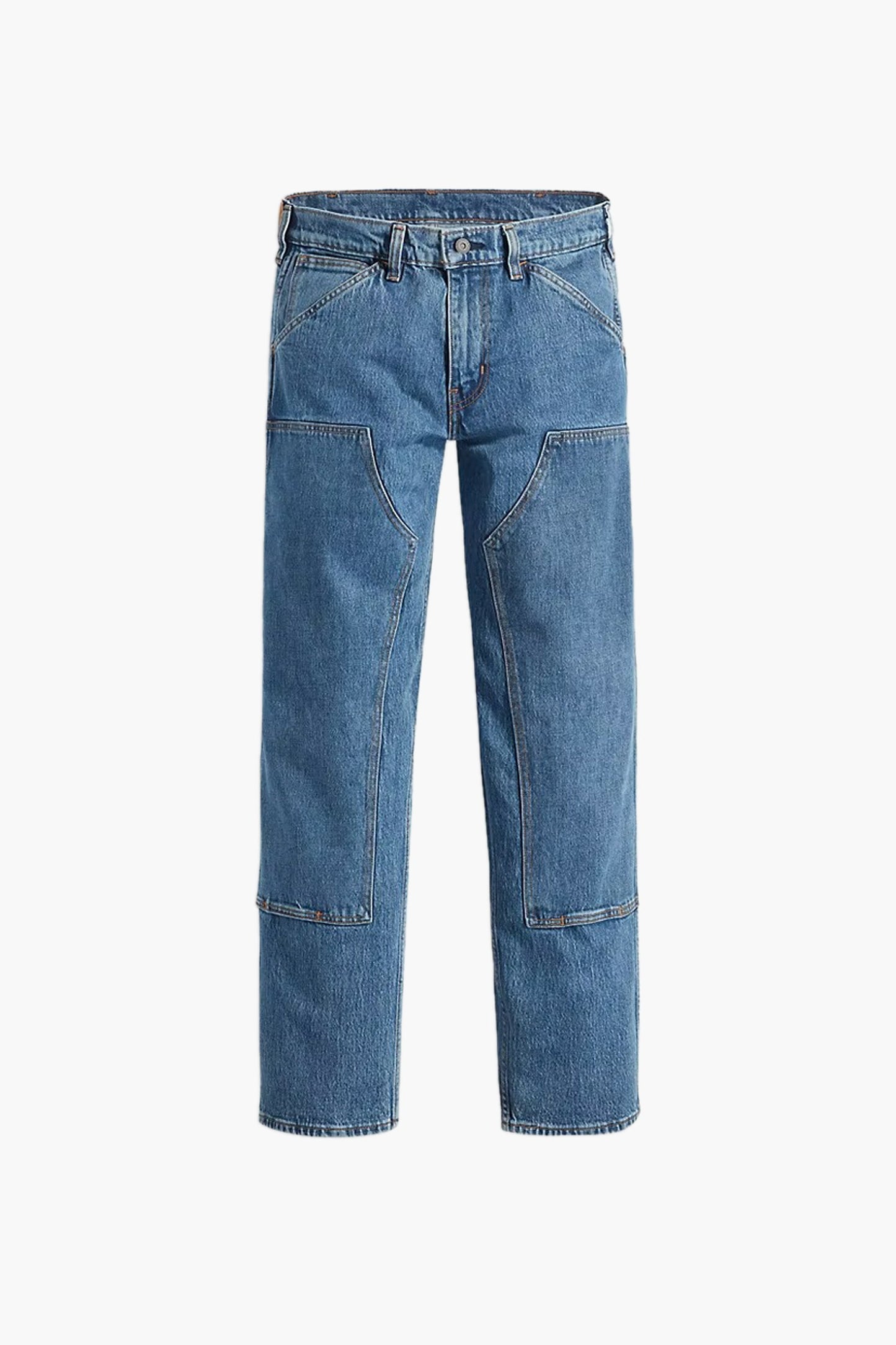 Straight Leg Denim Jeans