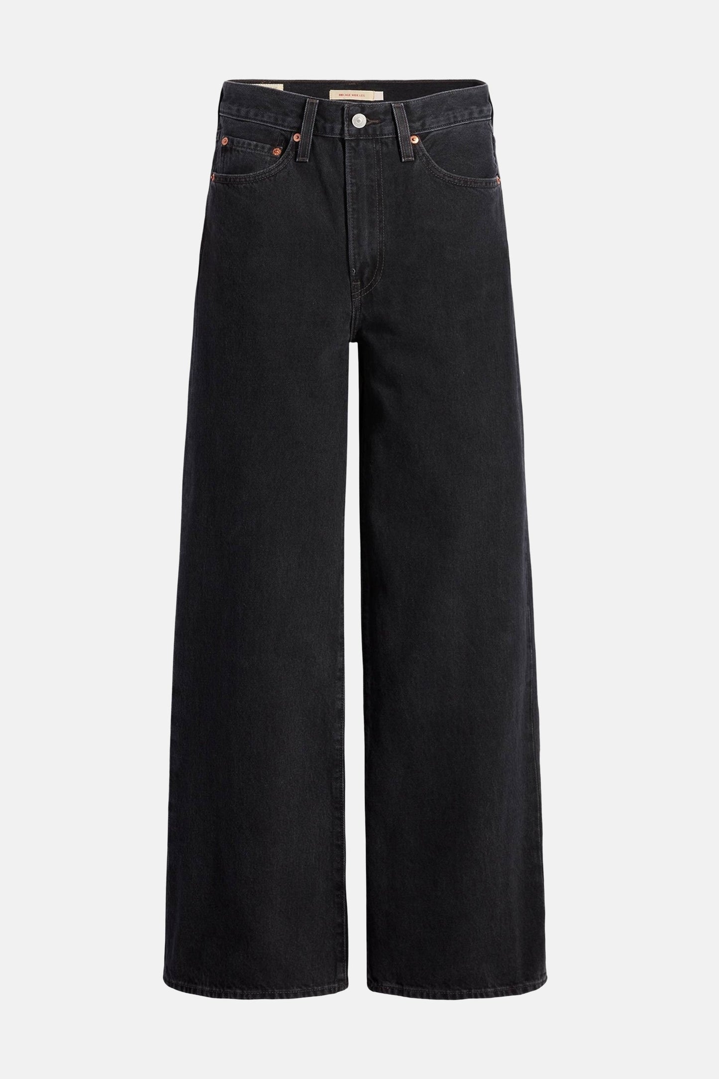 RIBCAGE WIDE - Black Denim