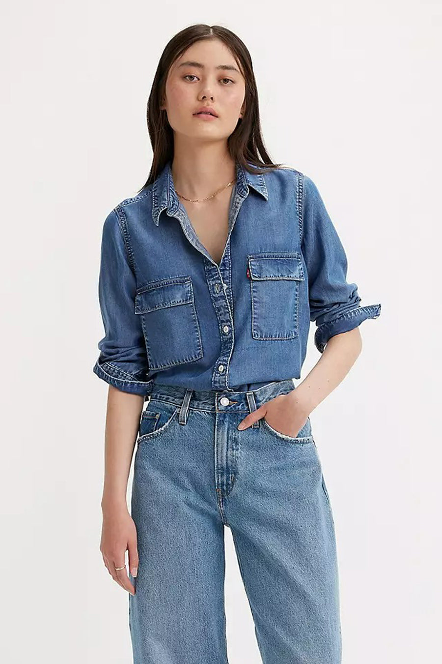 Denim Jeans Shirt