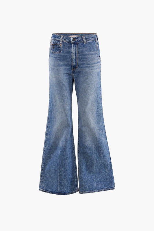 Vintage RIBCAGE BELLS - Mid Blue Denim