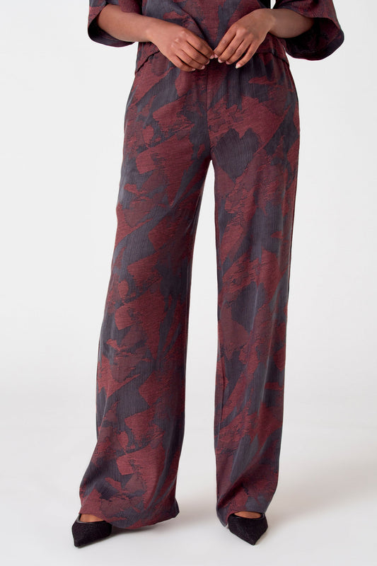 Zwarte Geprinte Broek