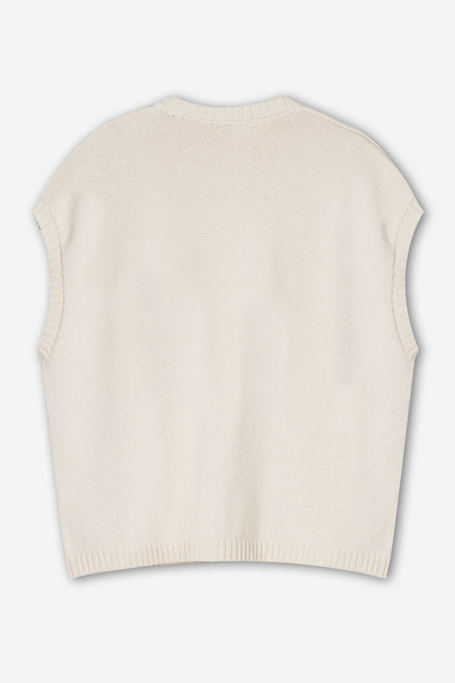 Ecru Sleeveless Top
