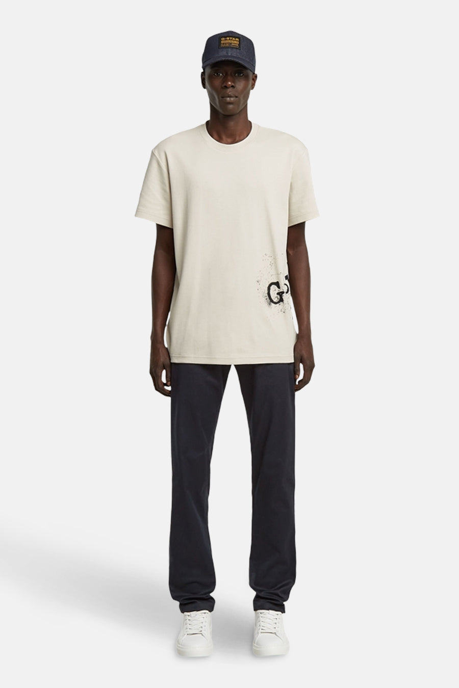 Korte Mouwen T-shirt - Ecru