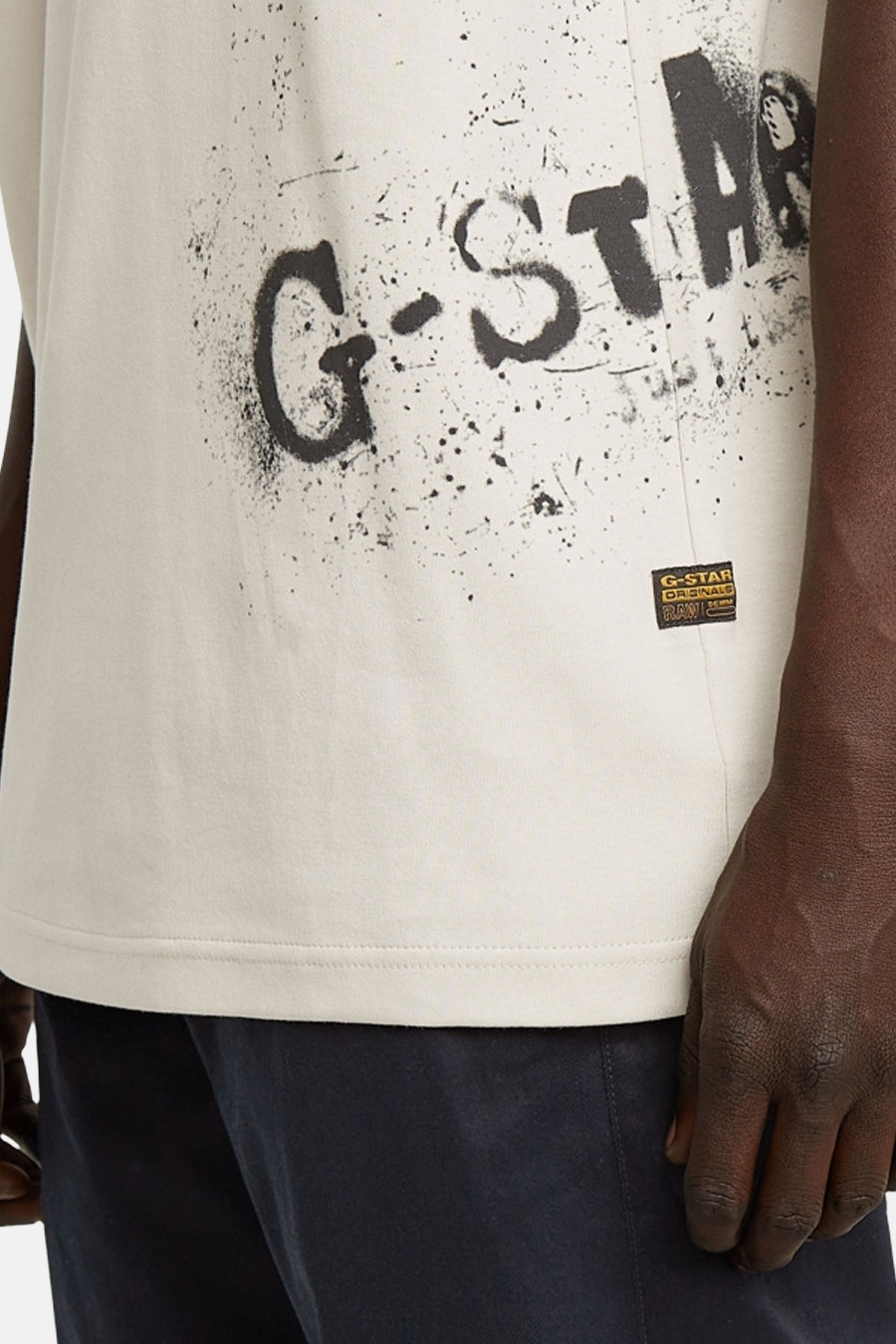 Korte Mouwen T-shirt - Ecru
