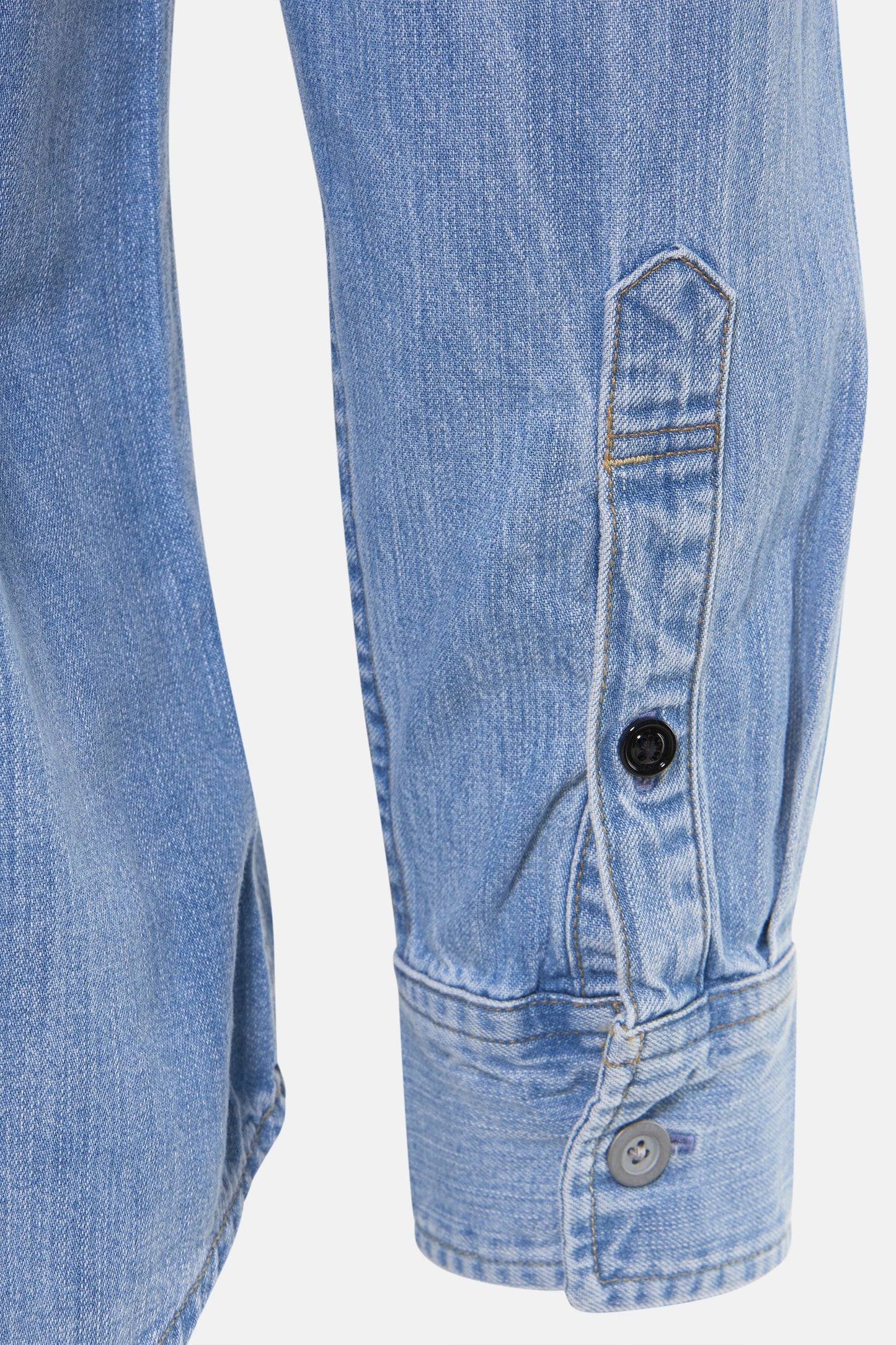 Lichtblauw Denim Jeanshemd