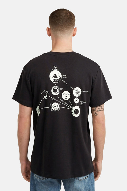 Zwarte Korte Mouwen T-shirt - G-Star RAW