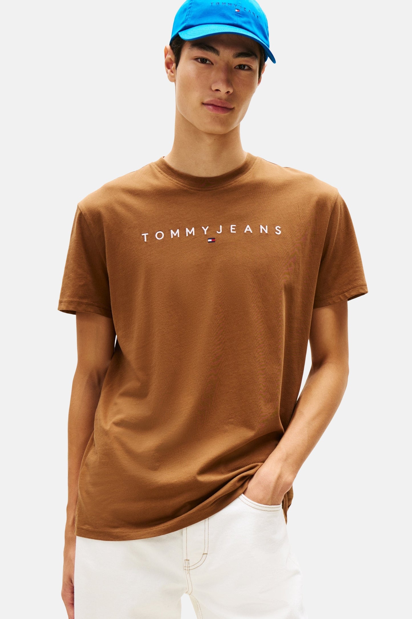 Korte Mouwen T-shirt - Bruin
