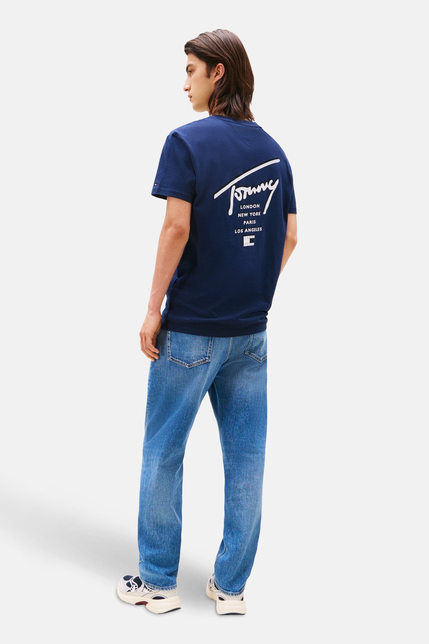 T-shirt (korte mouwen) blauw - TOMMY JEANS